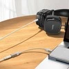 Adapteris AUX USB C (vyras) į Jack 3,5 mm (lizdas) Hoco UPA32C auksinis