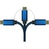 Alcasa Geros jungtys Geros jungtys USB-C ir HDMI 2.0b 60Hz CU 1m blau