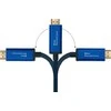 Alcasa Geros jungtys Geros jungtys USB-C ir HDMI 2.0b 60Hz CU 1m blau