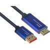 DP į HDMI 1.4 SmartFLEX kabelis su aliuminio jungtimis