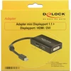 Delock Adapteris mini Displayport 1.1 male > Displayport / HDMI / DVI