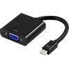 Adapteris DELTACO mini DisplayPort - VGA, juodas / DP-VGA3