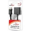 GEMBIRD AB-DPM-HDMIF-002 DisplayPort kištukas į HDMI kištuką, 10 cm, juodas, blisterinė pakuotė