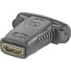 Goobay | HDMI/DVI-I adapteris, auksininis | 68690 | Juodas | HDMI lizdas (A tipas) | DVI-I moteriškas dvigubas ryšys (24 + 5 kontaktai)