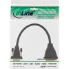 AV adapteris InLine DVILI - Sub (VGA) - DVILI - juoda (17301)
