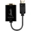 Lindy DisplayPort do VGA 150mm juoda