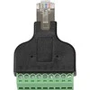 LOGILINK MP0050 LOGILINK - RJ45 kištukinis ir 8 kontaktų varžto gnybtų adapteris