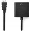 AV adapteris Nedis CCGB34900BK02 kabelio adapteris 0,2 m HDMI A tipo (standartinis) VGA (D-Sub) + 3,5 mm juodas