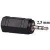 AV adapteris PremiumCord Jack 2.5mm - Jack 3.5mm juoda (kJR- 08)