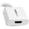 StarTech MDP2HDW miniDisplayPort adapteris 1x miniDP 1.2 vyriškas iki 1x HDMI 1.4 A moteriškas, baltas