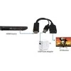 AV adapteris Techly HDMI - DisplayPort + USB - A juoda (ICOC HDMI-DP12A)