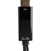 AV adapteris Techly HDMI - DisplayPort + USB - A juoda (ICOC HDMI-DP12A)