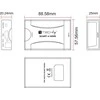 TECHLY kompaktiškas konverteris iš SCART į HDMI skaleris 720p/1080p