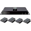 AV signalo perdavimo sistema Techly Extender Splitter HDMI 1x4 1080p60Hz per Cat6 vytos poros iki 40m (IDATA EX-HL41TY)