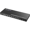 AV signalo perdavimo sistema Techly ilgintuvas HDMI 1x8 4K30Hz iki 40m per Cat6 IR PoC tinklo kabelį