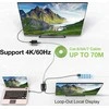 TECHLY 4K 60 Hz HDMI ilgintuvas iki 70 metrų per Cat.6/6A/7 kabelį
