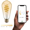 Hombli - Smart Bulb ST64 CCT Filament (E27), Amber