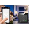 Sieninis šviestuvas Išmanusis WiFi sieninis lizdas Avatto N-WOT10-EU-B TUYA (juodas)