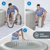Sodo SPA, pripučiama sūkurinė vonia AVENLI NICE 6 asmenų 240x70 sidabrinė