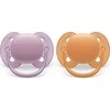 Philips AVENT SCF091/33 čiulptukas Ultra Soft 6-18m oranžinis/violetinis