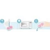 Philips AVENT SCF091/33 čiulptukas Ultra Soft 6-18m oranžinis/violetinis