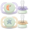 Philips AVENT SCF075/07 Čiulptukas Ultra Start Night 0-2m mėnulis/žvaigždė