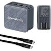 Stacja/replikator AVerMedia Ladedock, Core GO (GC313) Juodas, 100W GaN, HDMI