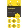 AVERY Avery 6943-2024 Ø 20 mm, 120 Etiketter, Gul Gul 152x70x3,5mm (8stk) - (8 pce pr. blister emballage)