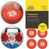 AVERY Avery 6946-2023, Raudona, Round, Permanent, Baltas on red, Vinyl, 3 cm
