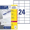 AVERY L7180-100, balta, lipnių etikečių spausdintuvas, A4, stačiakampės, 70 mm, 36 mm