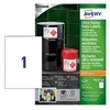 Avery Zweckform Etiketės „Avery“ 210 x 297 mm, A4, baltos - itin atsparios ir elastingos, lazeriniams spausdintuvams - (50 vnt.)