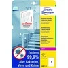 Avery Zweckform AVERY Label L8001 210x297 (L8001-10)