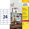 Avery Zweckform ZF L4718- 20 ALYVUOGIŲ MUITAI 70X37 MM, 20 Lapai