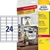 Avery Zweckform vandeniui atsparios etiketės ZF L4773-8 63,5x33,9 mm