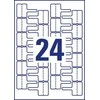 Avery Zweckform TIK.ZF 7950 60X40 24 / A4 CABLE ETIKETĖ - L7950- 20