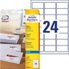 Avery Zweckform A4 AVERIOS 63,5 X 33,9 MM BALTĖ (24)