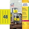 Avery Zweckform Heavy Duty 45,7 x 21,2 mm geltona