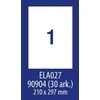 Lipnios etiketės Avery Europe, A4, 210x297mm, 1 etiketė lape, 100 lapų, baltos spalvos