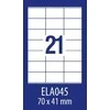 Avery Zweckform LABEL. ZF ECONOMY 70X41MM 045 100ARK ETIKETĖ E100 ELA045 - ELA045