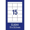 Avery Zweckform LABEL. ZF ECONOMY 70X50,8MM 044 100ARK E100 ELA044 ETIKETĖ - ELA044