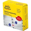Avery Zweckform Kółka do zaznaczania w dyspenserze , 250 vnt./rolka, O19 mm, mėlyna, Mėlynas