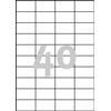 Lipnios etiketės Avery Zweckform, A4, 52.5x29.7mm, 40 etikečių lape, be rėmelio, 100 lapų, baltos spalvos