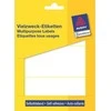Avery Mini lapinės etiketės, skirtos rašyti ranka, 98 x 51 mm, balta, 84 vnt