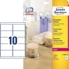 Avery Zweckform Skaidrios Crystal Clear produktų etiketės 96 x 50,8 mm (L7783- 25)