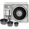 AW-Tools AWTOOLS skylučių pjūklai MEDIENAI /50-57-67-76-89-102mm / 8 ELEMENTŲ RINKINYS
