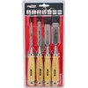 AW-Tools AWTOOLS KALTŲ RINKINYS SU MEDINĖMIS RANKENOMIS 4vnt. 6/12/18/24mm