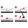 Plytelių lyginimo sistemos spaustukai AWTOOLS STANDARD | 1,5 mm, 7–15 mm, 400 vnt. (Pažeista pakuotė)