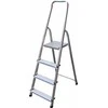 AW-Tools Aliuminio laisvai pastatomos kopėčios su platforma 1x3 125 kg