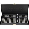 AW-Tools AWTOOLS ŠEŠIAKAMPIAI (IMBUS) ANTGALIAI. 7 vnt. 4-12mm + ADAPTERIS Juodas LINE