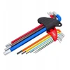 AW-Tools AWTOOLS RAKTAI ŠEŠIAKAMPIAI HEX / 1,5-10,0mm / 9vnt. ILGI Juodas LINE